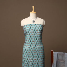 Sanganeri hand cotton 2pc unstitched dress material