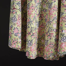 Sanganeri hand cotton wrap around skirt 76 - handcrafted