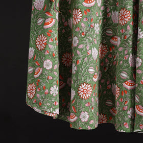 Sanganeri hand cotton wrap around skirt 83 - handcrafted