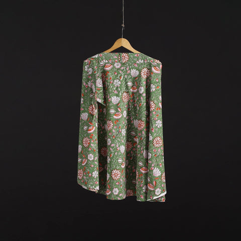 Sanganeri hand cotton wrap around skirt 83 - handcrafted