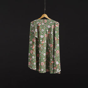 Sanganeri hand cotton wrap around skirt 83 - handcrafted