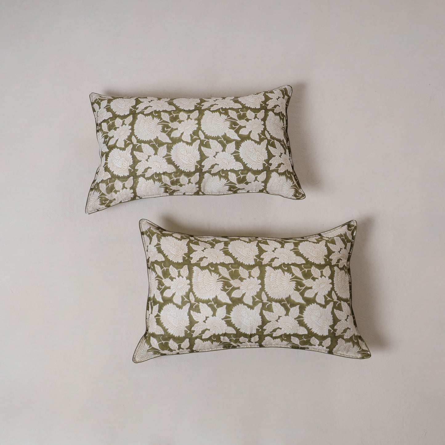 Sanganeri hand block print pillow cover (set of 2) 08