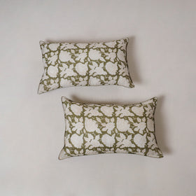 Sanganeri hand block print pillow cover (set of 2) 08