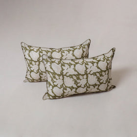 Sanganeri hand block print pillow cover (set of 2) 08