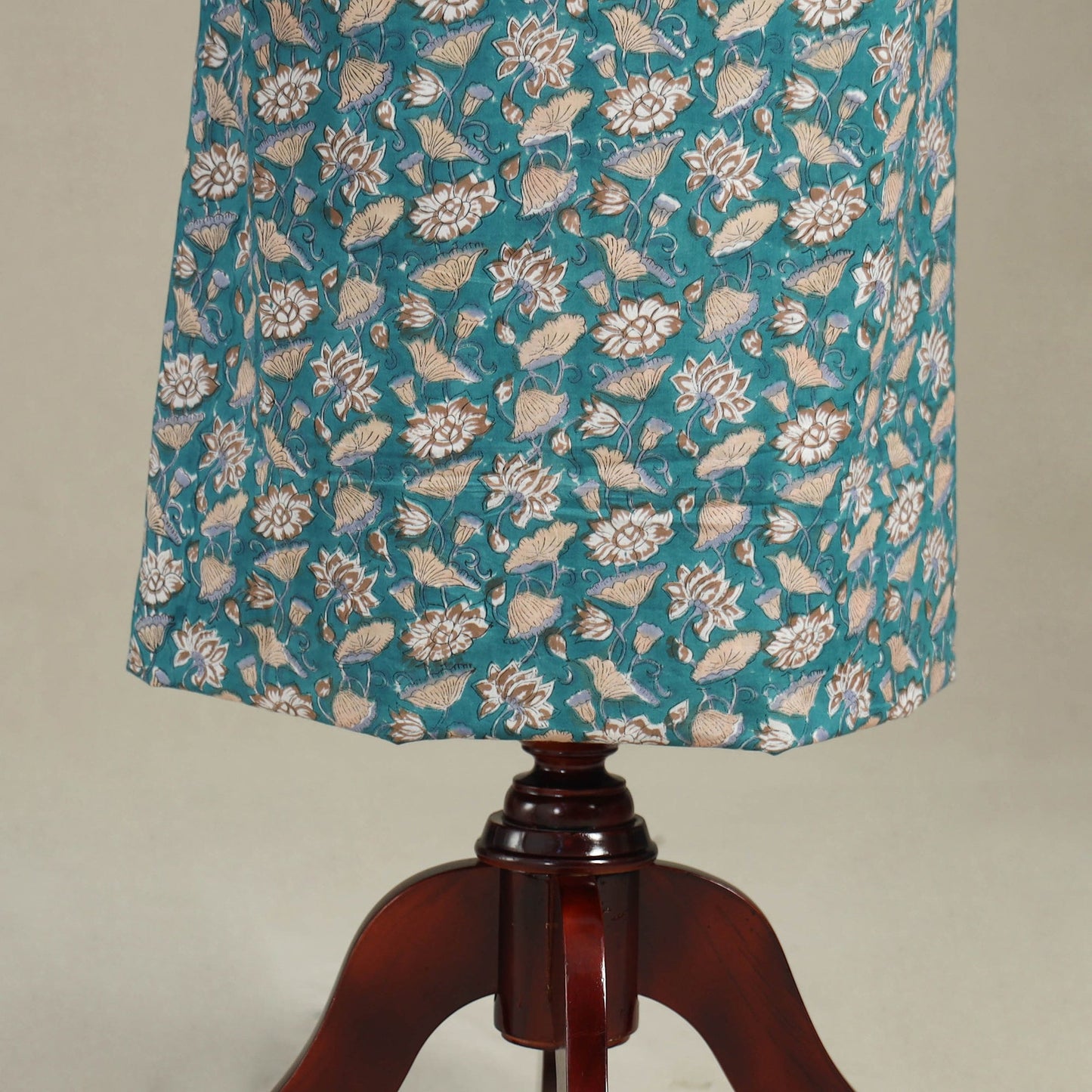 Green - sanganeri patchwork cotton unstitched kurta