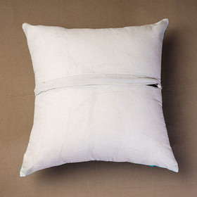  Green Sanganeri Block Printed Cotton Cushion Cover 