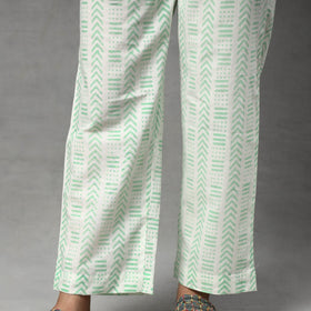 Buy Sanganeri Block Printed Cotton Kurta with Palazzo & Dupatta Set Online at iTokri.com