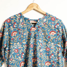 Buy Ajrakh Block Printed Cotton Night Suit Set Online at iTokri.com