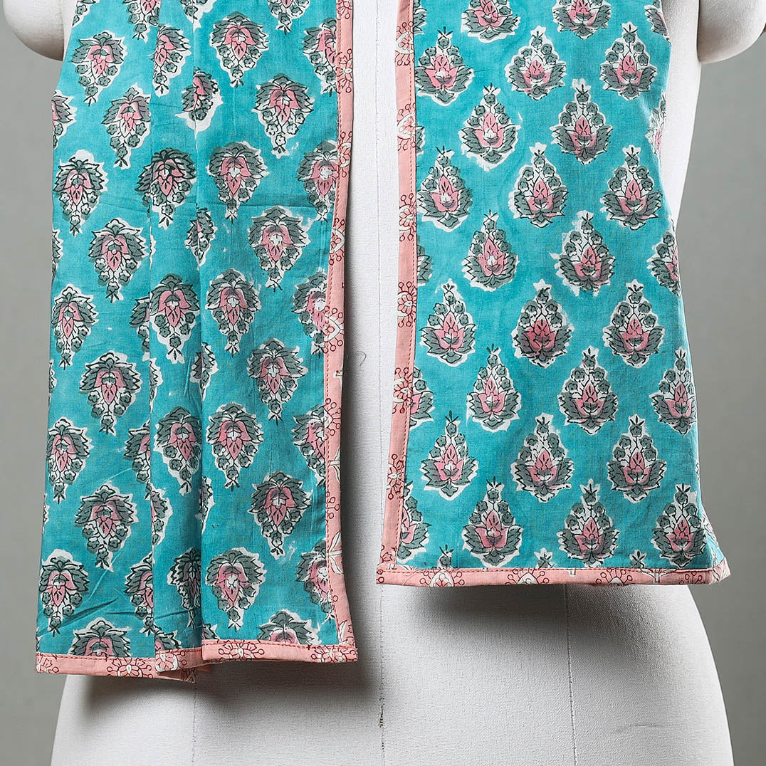 Buy Sanganeri Block Printed Cotton Stole Online at iTokri.com