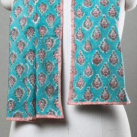 Buy Sanganeri Block Printed Cotton Stole Online at iTokri.com
