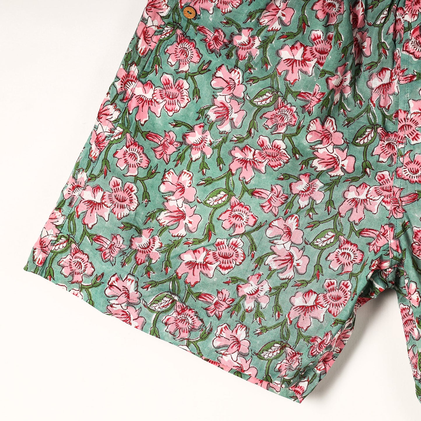 Buy Sanganeri Block Printed Cotton Unisex Boxer/Shorts Online at iTokri.com