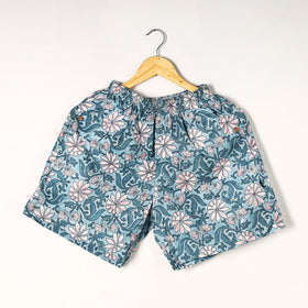  Sanganeri Block Printed Cotton Unisex Boxer/Shorts 