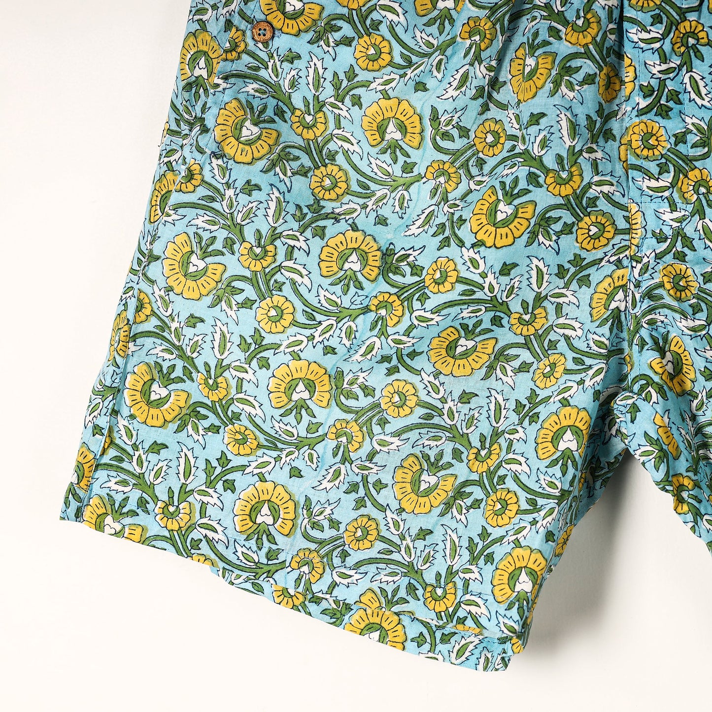  Sanganeri Block Printed Cotton Unisex Boxer/Shorts 