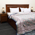 Sanganeri Reversible Double Soft Cotton Quilt/Blanket