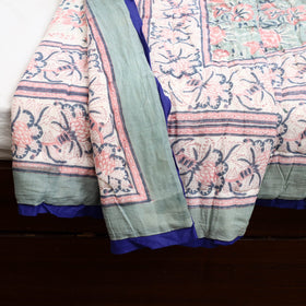  Sanganeri Reversible Double Soft Cotton Quilt/Blanket