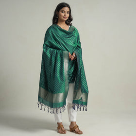 Buy Semi Silk Zari Jaal Banarasi Dupatta 