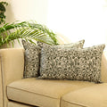 Buy Green Set of 2 Hand Batik Print Cotton Pillow Covers