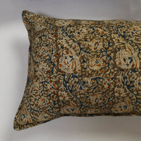 Green - set of 2 kalamkari cotton pillow covers 16