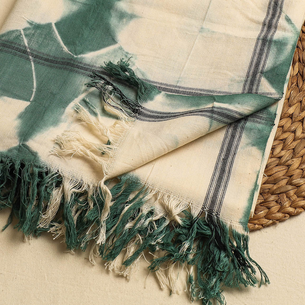  Shibori Tie-dye Cotton Bath Towel 