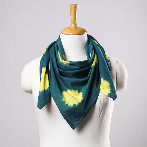  Shibori Tie-Dye Cotton Scarf 