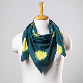  Shibori Tie-Dye Cotton Scarf 