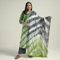 Shibori Kurta with Palazzo & Dupatta Set
