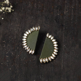 Shifa Stone Work Fabart Earrings Online