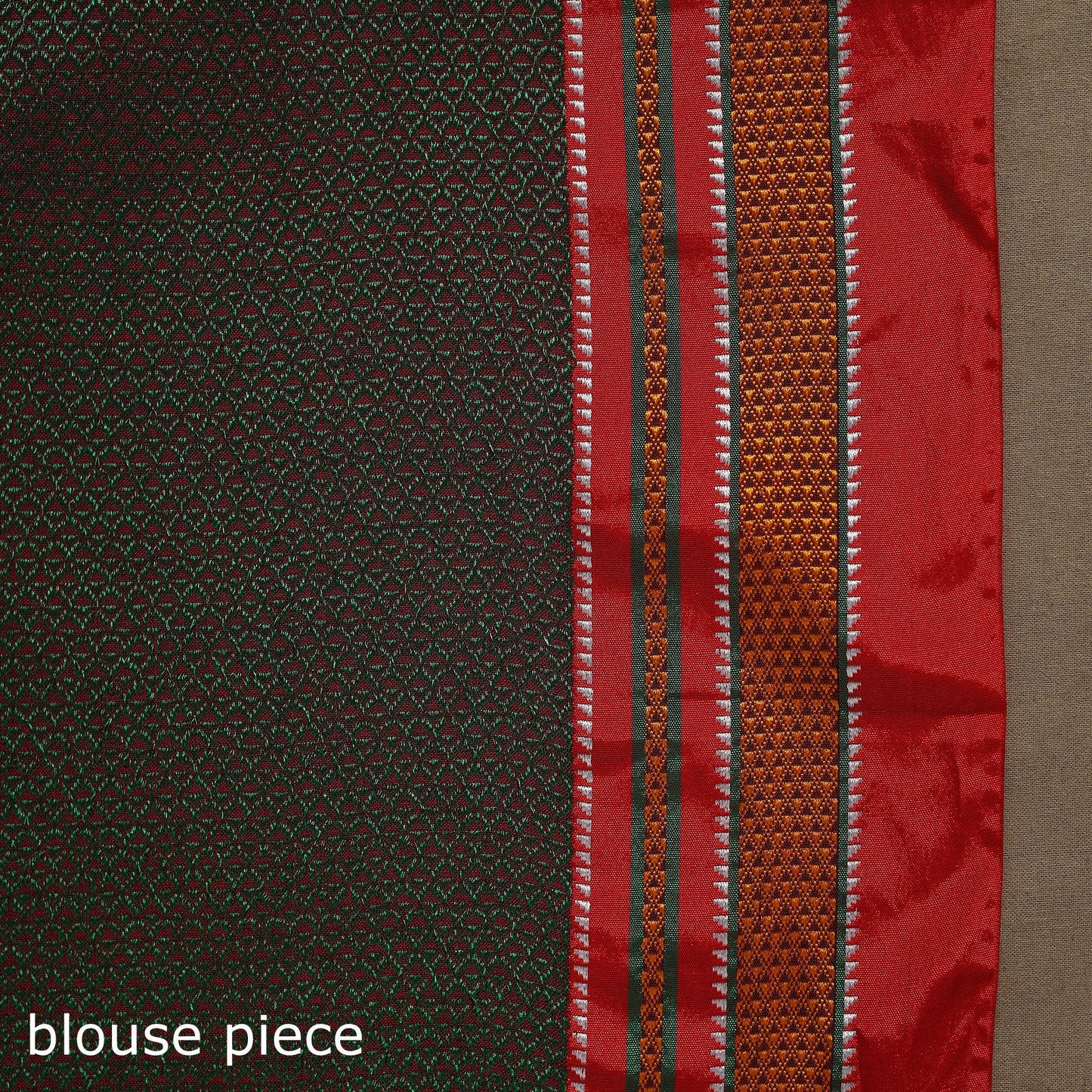 Silk cotton khun saree with ilkal pallu chikki paras border