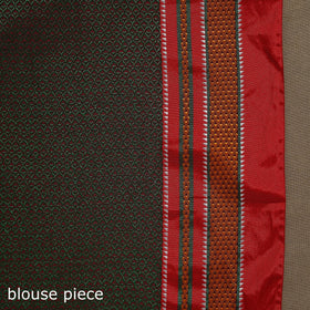 Silk cotton khun saree with ilkal pallu chikki paras border