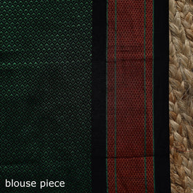 Silk cotton khun saree with ilkal pallu chikki paras border