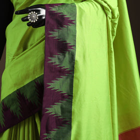 Silk ilkal saree with temple border 16 - handcrafted