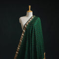Silk tie-dye bandhani fabric with zari border 24