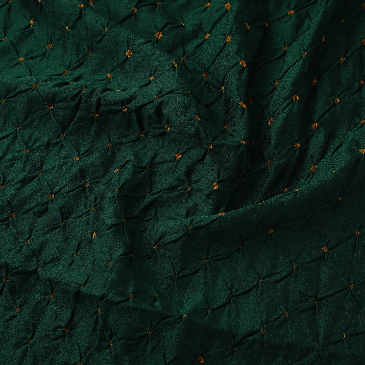 Silk tie-dye bandhani fabric with zari border 24