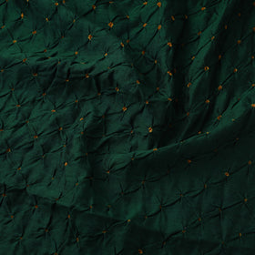 Silk tie-dye bandhani fabric with zari border 24