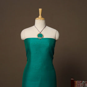 Slub silk plain 2pc unstitched dress material
