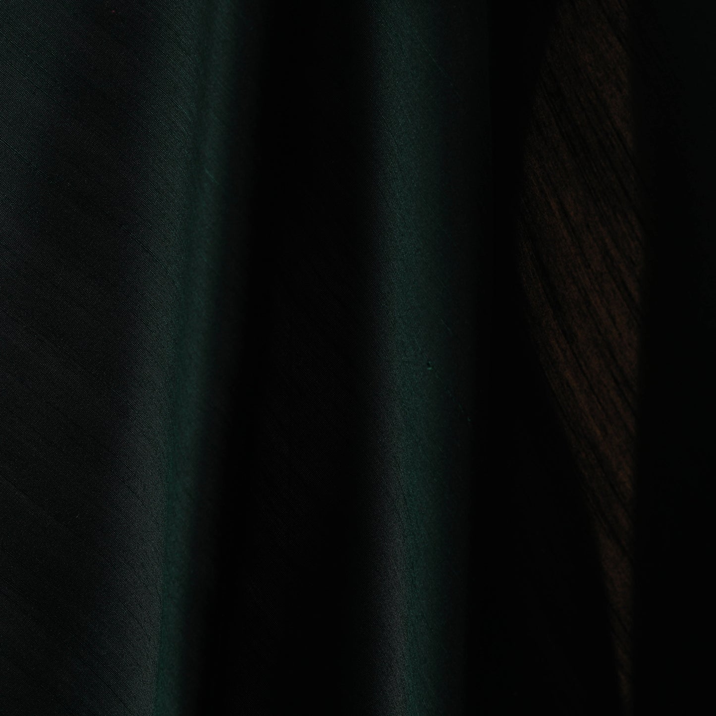 Green - slub silk plain fabric 12 - handcrafted