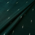Green - spun dupion viscose silk buti fabric 01