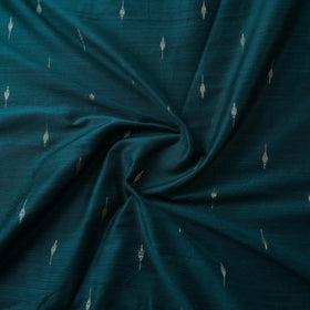 Green - spun dupion viscose silk buti fabric 05