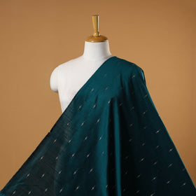 Green - spun dupion viscose silk buti fabric 05