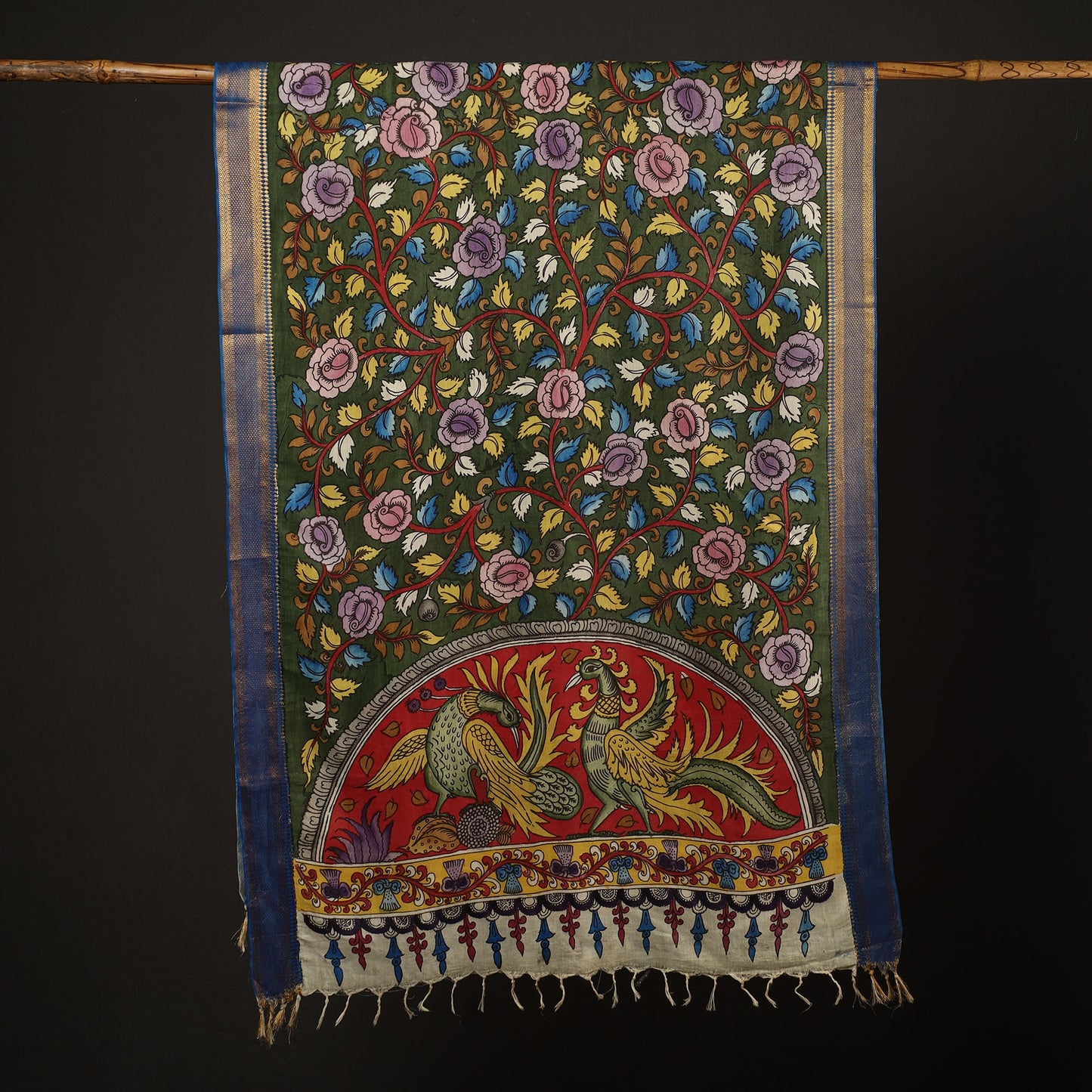 Kalamkari Handpainted Dupatta