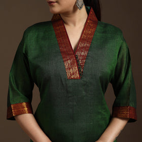 Straight cotton dharwad kurta 02 - handcrafted