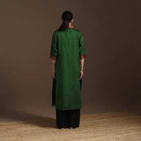 Straight cotton dharwad kurta 02 - handcrafted
