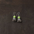 Tanaz german silver jhumki earrings - handcrafted