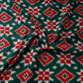 Telia rumal handloom cotton pochampally double ikat fabric