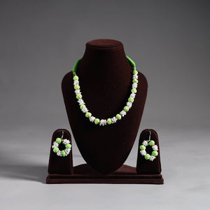 Buy Thread Beads Handmade Necklace Set Online