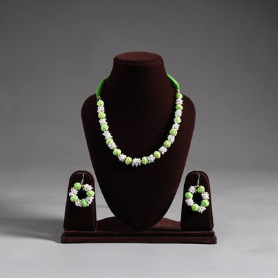 Buy Thread Beads Handmade Necklace Set Online