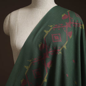 Thread buti cotton fabric with border 07 - handcrafted