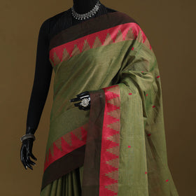 Thread buti cotton kanchipuram saree with border 29