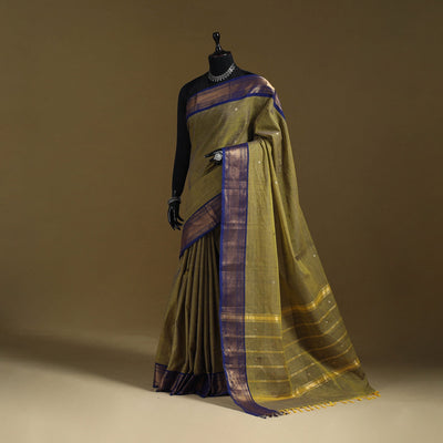 Thread buti cotton kanchipuram saree with border 38