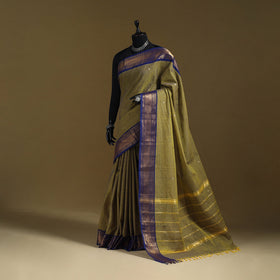 Thread buti cotton kanchipuram saree with border 38